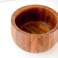 Vintage Mid Century Dansk Walnut Wood Decorative Bowl