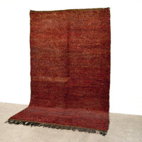 Vintage Moroccan Large Red Berber Wool Floor Rug