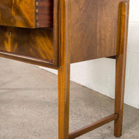 Mid Century Burl Wood Sideboard Credenza, 1960s