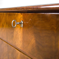 Mid Century Burl Wood Sideboard Credenza, 1960s