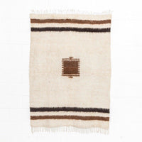 Vintage Turkish Goat Hair Kilim Rug or Blanket