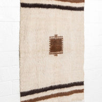 Vintage Turkish Goat Hair Kilim Rug or Blanket