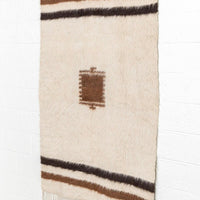 Vintage Turkish Goat Hair Kilim Rug or Blanket