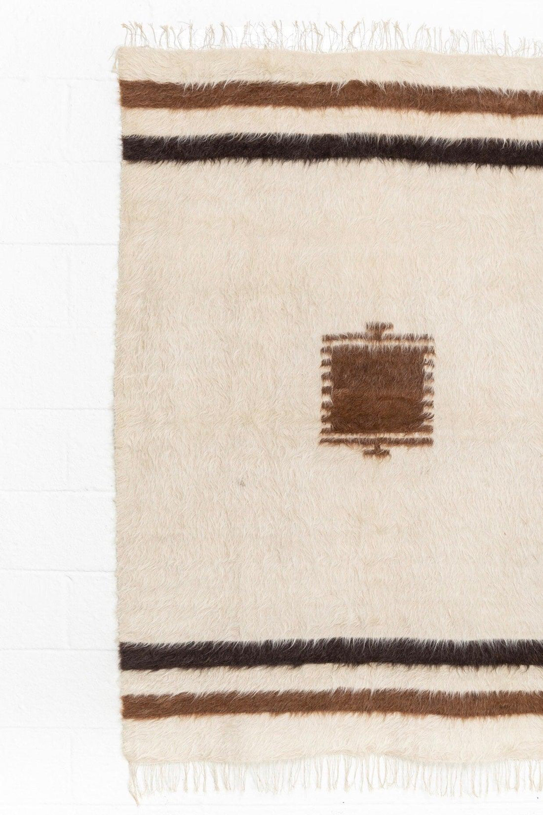 Vintage Turkish Goat Hair Kilim Rug or Blanket