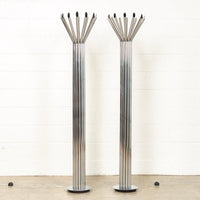 Mid Century George Kovacs (attr.) Tubular Chrome Floor Lamp