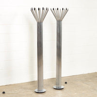 Mid Century George Kovacs (attr.) Tubular Chrome Floor Lamp