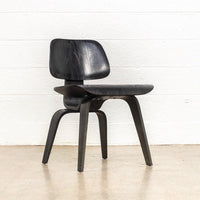 Vintage Mid Century Eames for Herman Miller Black DCW Plywood Chair, 1950s