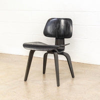 Vintage Mid Century Eames for Herman Miller Black DCW Plywood Chair, 1950s