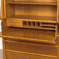 Mid Century Robsjohn-Gibbings for Widdicomb Walnut Secretary Cabinet