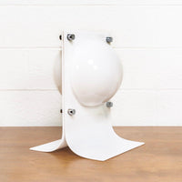 Mid Century Mod Neal Small White Acrylic Table Lamp