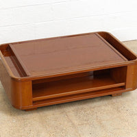 Mid Century Mod Italian Lacquered Wood Coffee Table