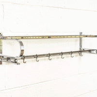 Vintage Antique Art Deco Bauhaus Chrome Coat & Hat Rack, 1930s