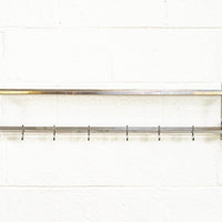 Vintage Antique Art Deco Bauhaus Chrome Coat & Hat Rack, 1930s