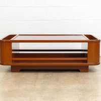 Mid Century Mod Italian Lacquered Wood Coffee Table