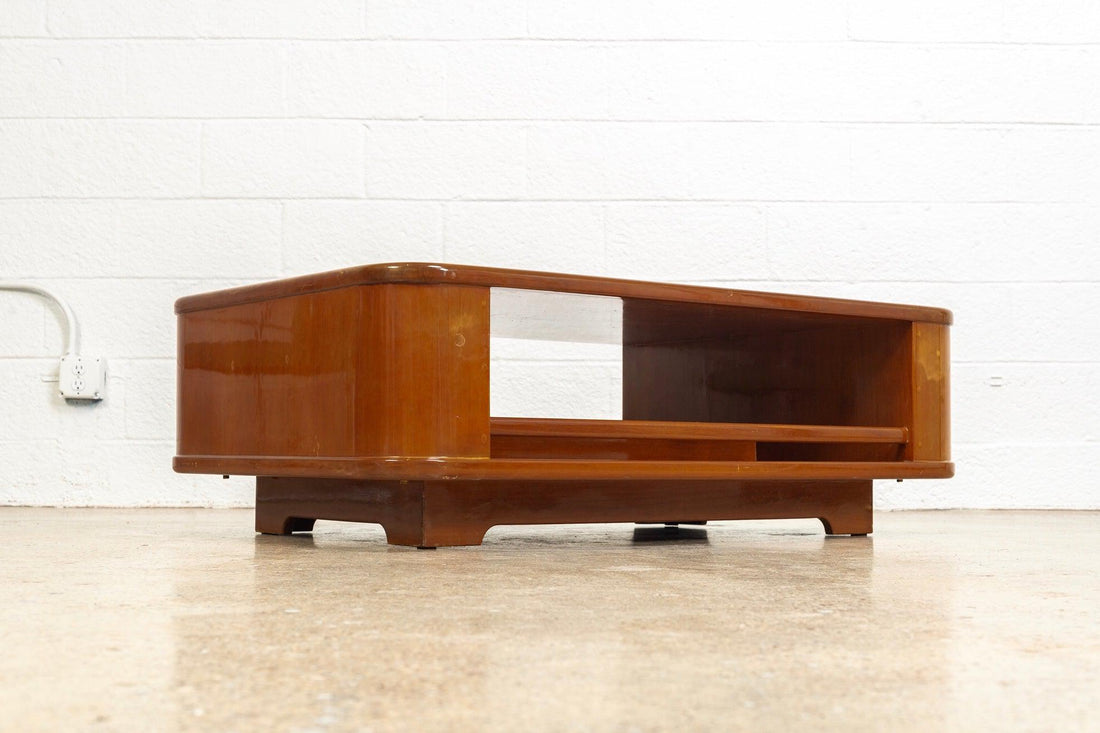 Mid Century Mod Italian Lacquered Wood Coffee Table