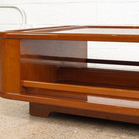 Mid Century Mod Italian Lacquered Wood Coffee Table