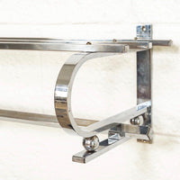 Vintage Antique Art Deco Bauhaus Chrome Coat & Hat Rack, 1930s