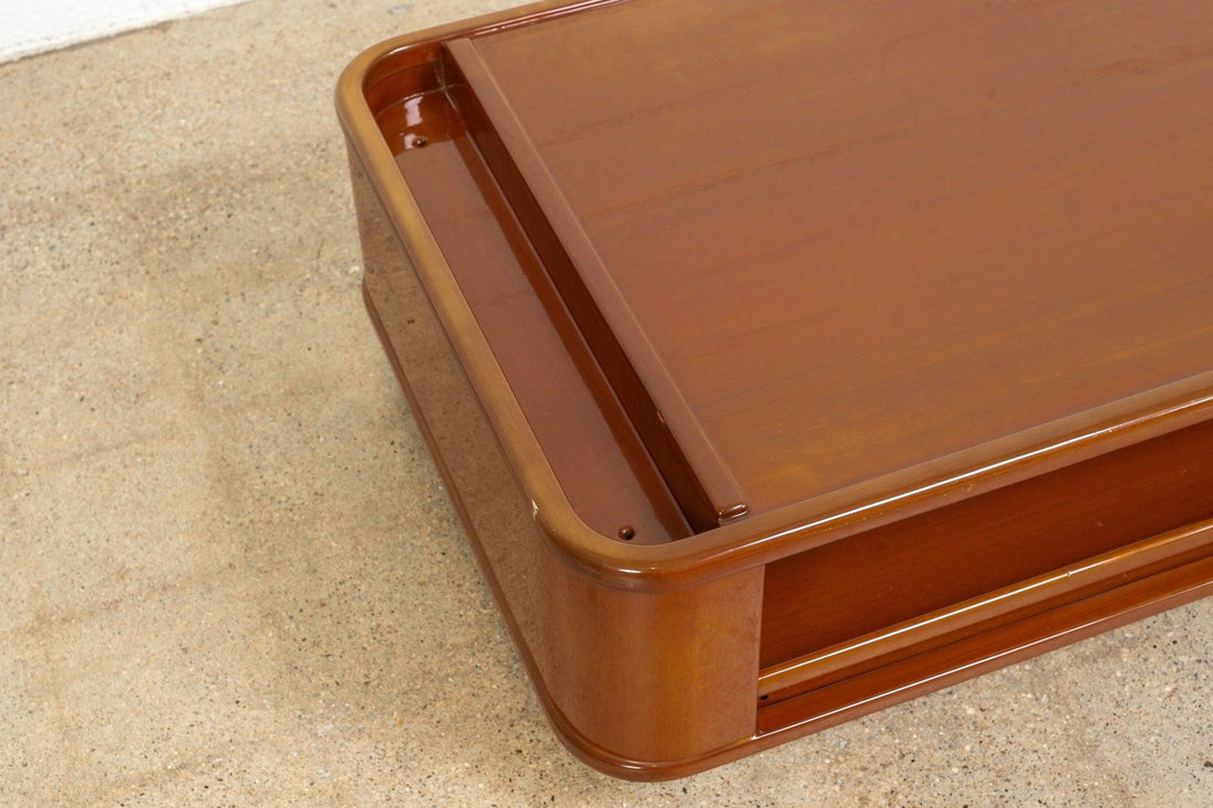 Mid Century Mod Italian Lacquered Wood Coffee Table